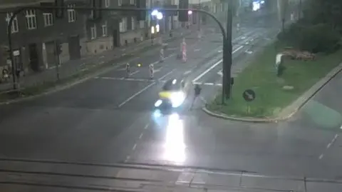 Kadr z nagrania udostępnionego przez oficjalny profil miasta Krakowa