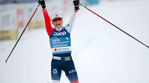 Złamała kijek, ale i tak nie było na nią mocnych. Johaug z jedenastym złotem