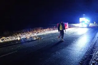 Nie żyje rowerzystka, kierowca uciekł z miejsca wypadku