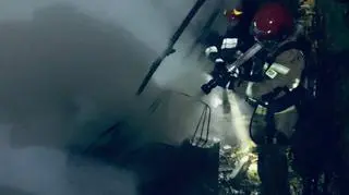 Trzy osoby zginęły w pożarze altany działkowej