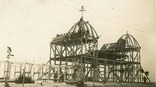 Budowa Łazienek Kąpielowych przy promenadzie nadmorskiej, 1925 r