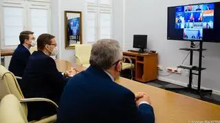 Premier w Gdańsku podczas posiedzeniu Rządowego Zespołu Zarządzania Kryzysowego