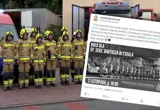 W całej Polsce zawyły syreny. Tak strażacy uczcili pamięć tragicznie zmarłego nurka 