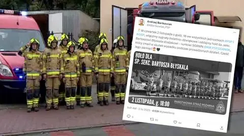 W Polsce zawyją syreny. Strażacy oddadzą hołd zmarłemu koledze