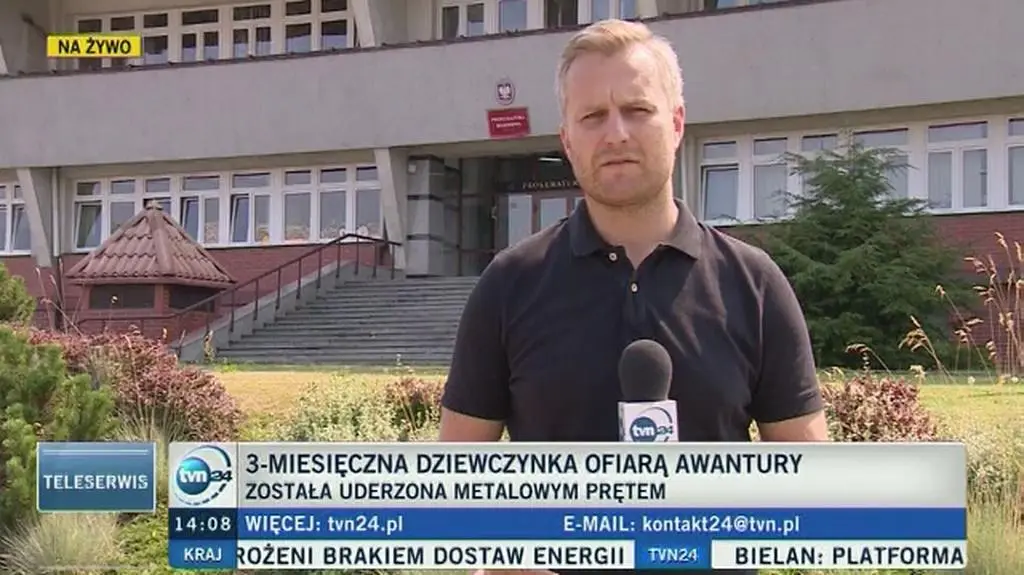3-miesięczna dziewczynka uderzona metalowym prętem w głowę