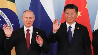 Władimir Putin i Xi Jinping, prezydenci Rosji i Chin