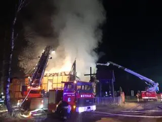 Pożar zabytkowego kościoła w Kasparusie