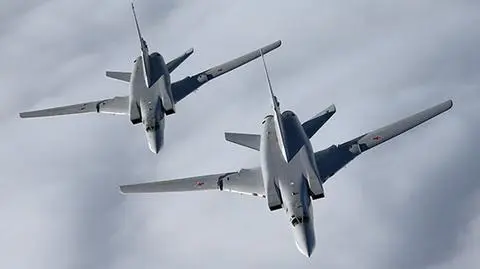 Rosyjskie bombowce Tu-22M3. Zdjęcie ilustracyjne 
