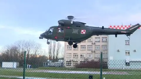 Ciężarna chora na COVID-19 potrzebowała pilnej pomocy. Poleciała wojskowym śmigłowcem