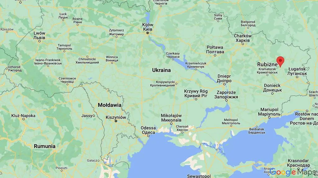Rubiżne w Ukrainie