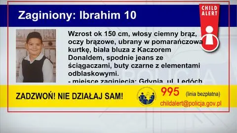 Policja uruchomiła procedurę Child Alert
