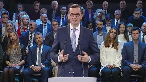 Premier Morawiecki przemawiał na konferencji Praca dla Polski