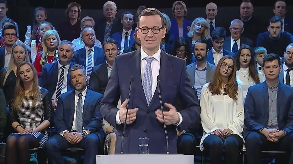 Premier Morawiecki przemawiał na konferencji Praca dla Polski