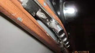 Policja wyłamała drzwi od mieszkania Adama Słomki