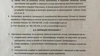 Lista obowiązków, do wypełnienia których zobowiązała się firma E&K