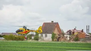 17-latek został przetransportowany do szpitala śmigłowcem LPR