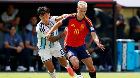 Dani Olmo w finale Hiszpania - Argentyna