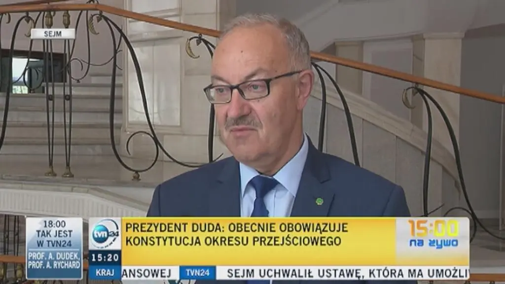 Poseł PSL: prezydent był młody może nie wiedzieć jak powstawała konstytucja