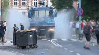 Dwa dni po interwencji w Lubinie doszło do zamieszek pod komendą policji