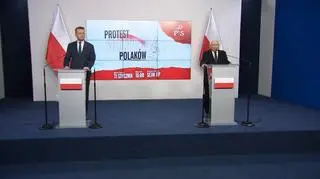 Mariusz Błaszczak and Jarosław Kaczyński