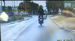 Motocyklista "Akrobata" zatrzymany przez policję