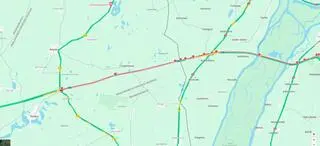 A6 w kierunku granicy została zamknięta
