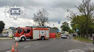 Do wypadku doszło na ulicy Paderewskiego w Zawierciu