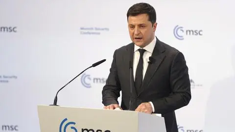 Zełenski w Monachium: Ukraina chce pokoju, Europa chce pokoju
