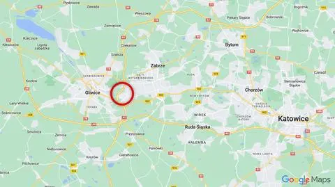 mapa gliwice a1