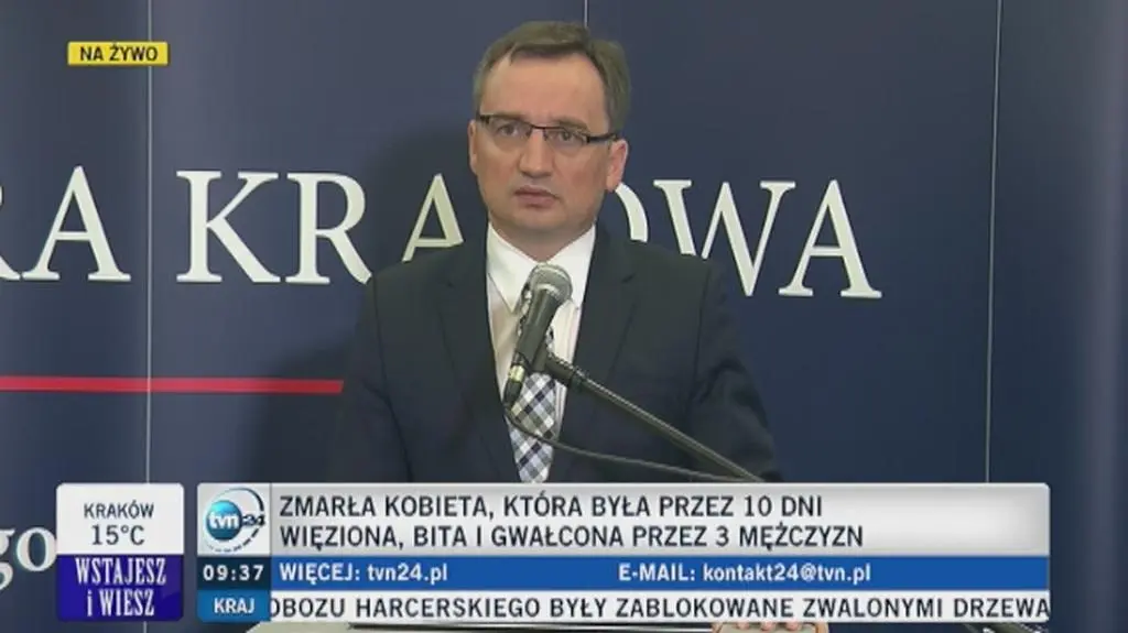 Ziobro: sprawą zajmie się prokuratura wyższego szczebla