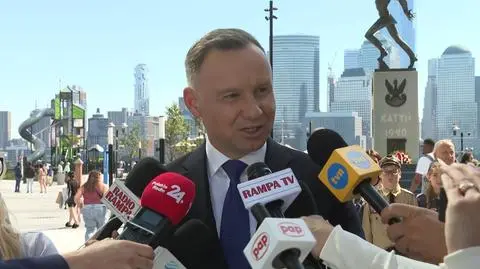 Prezydent Andrzej Duda w Jersey City