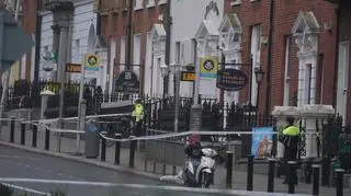 Miejsce w pobliżu ataku w Dublinie
