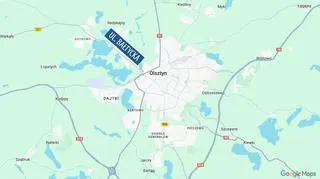 The accident took place on Bałtycka Street in Olsztyn