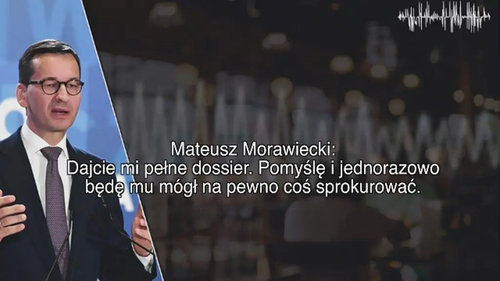Morawiecki: jednorazowo mu coś na pewno będę mógł sprokurować