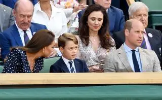 Książę George podczas finału Wimbledonu