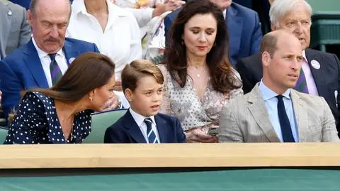 Książę George pierwszy raz na Wimbledonie. Ośmiolatek skradł show podczas finału imprezy