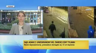 Emocje podczas odczytywania wyroku w sprawie Ewy Tylman 