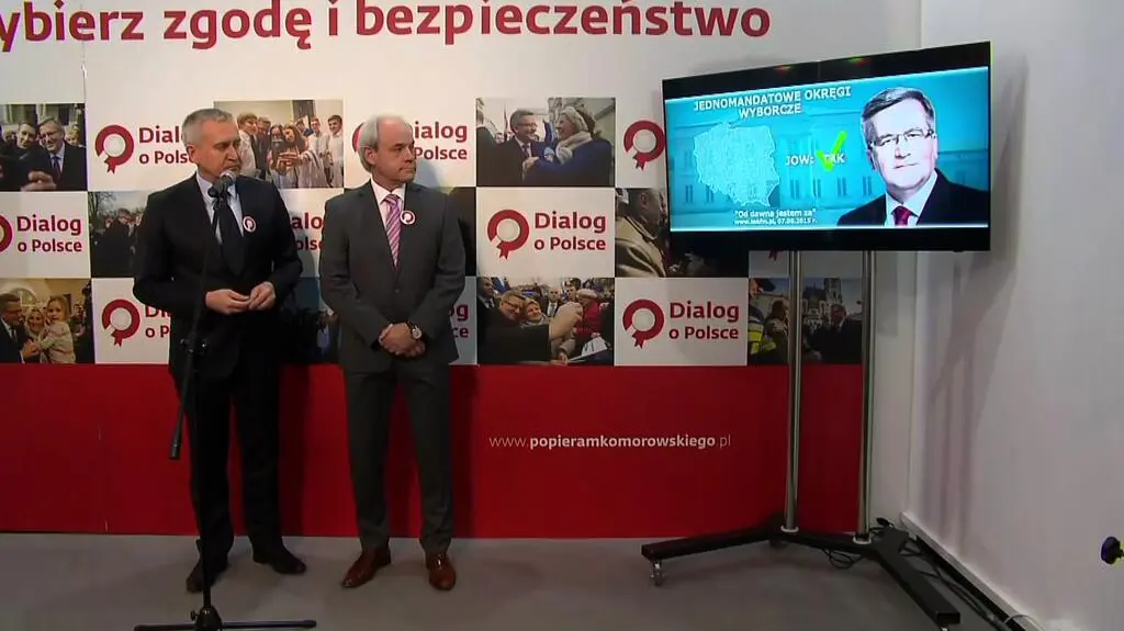 Cała konferencja sztabu Bronisława Komorowskiego
