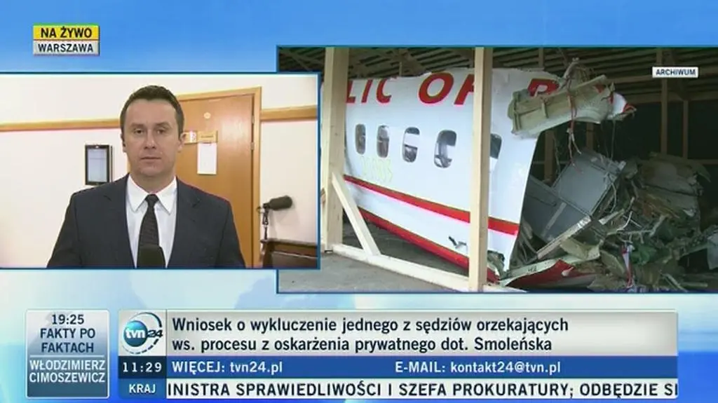 Będzie proces ws. katastrofy smoleńskiej? Jest wniosek o wykluczenie jednego z sędziów