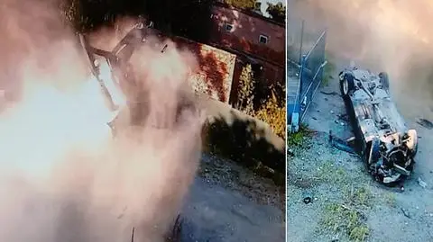 Uszkodził płot, drzewo i słup. Rajd na Rajdowej zakończył dachowaniem. "Kierowca miał 1,8 promila"