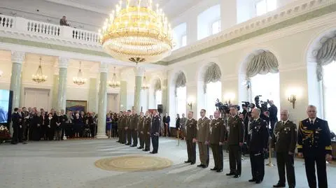 Prezydent wręcza nominacje gneralskie