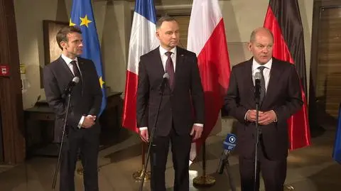 Duda, Scholz, Macron po Konferencji Bezpieczeństwa w Monachium