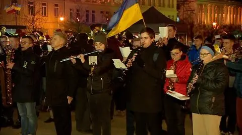 Manifestacja antywojenna w Poznaniu