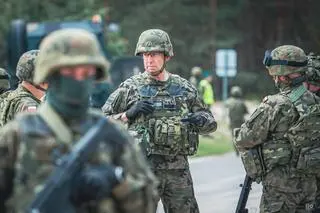 Gen. Tomasz Piotrowski podczas ćwiczenia Anakonda'23