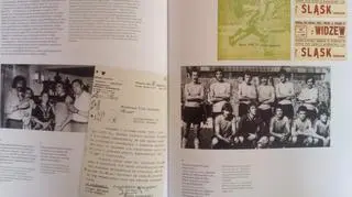 Dawne dokumenty i stare bilety na mecz