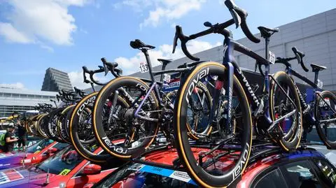 Wypadek w Tour de Pologne Amatorów. Poszkodowany kolarz w ciężkim stanie