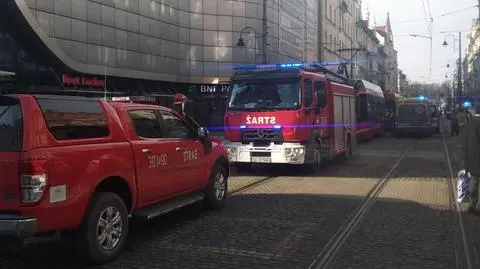 Zderzenie tramwajów w centrum Katowic