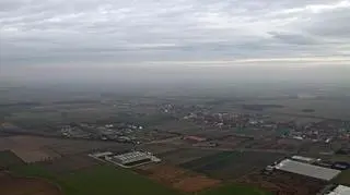 Świebodzice koło Wałbrzycha z lotu ptaka