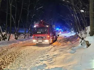 Tragiczny pożar w Kleczanowie (woj. świętokrzyskie)