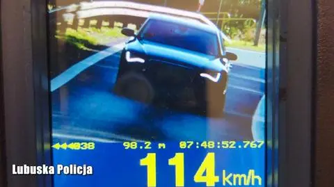 46-latek znacząco przekroczył prędkość